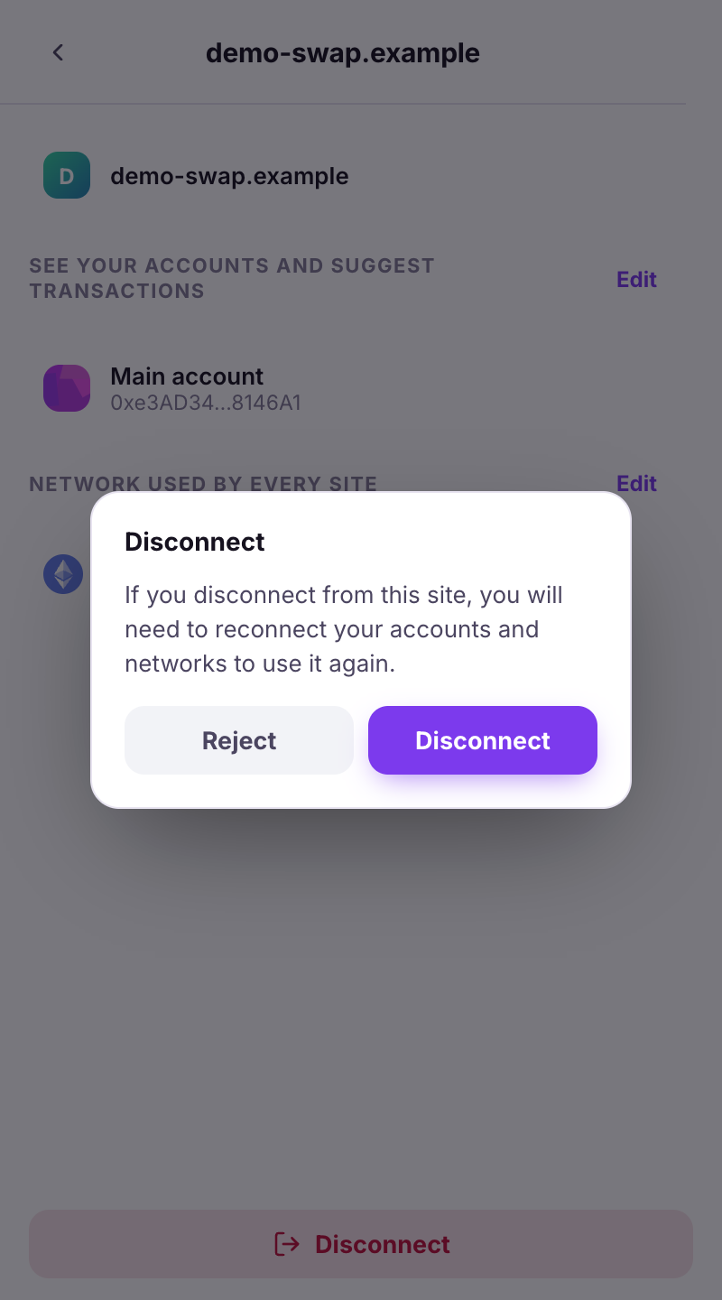 disconnect