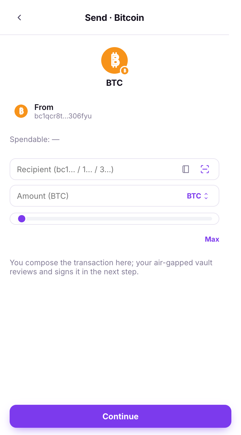 send btc