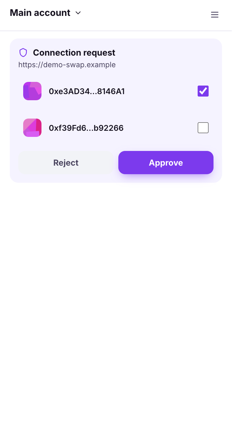 connection request