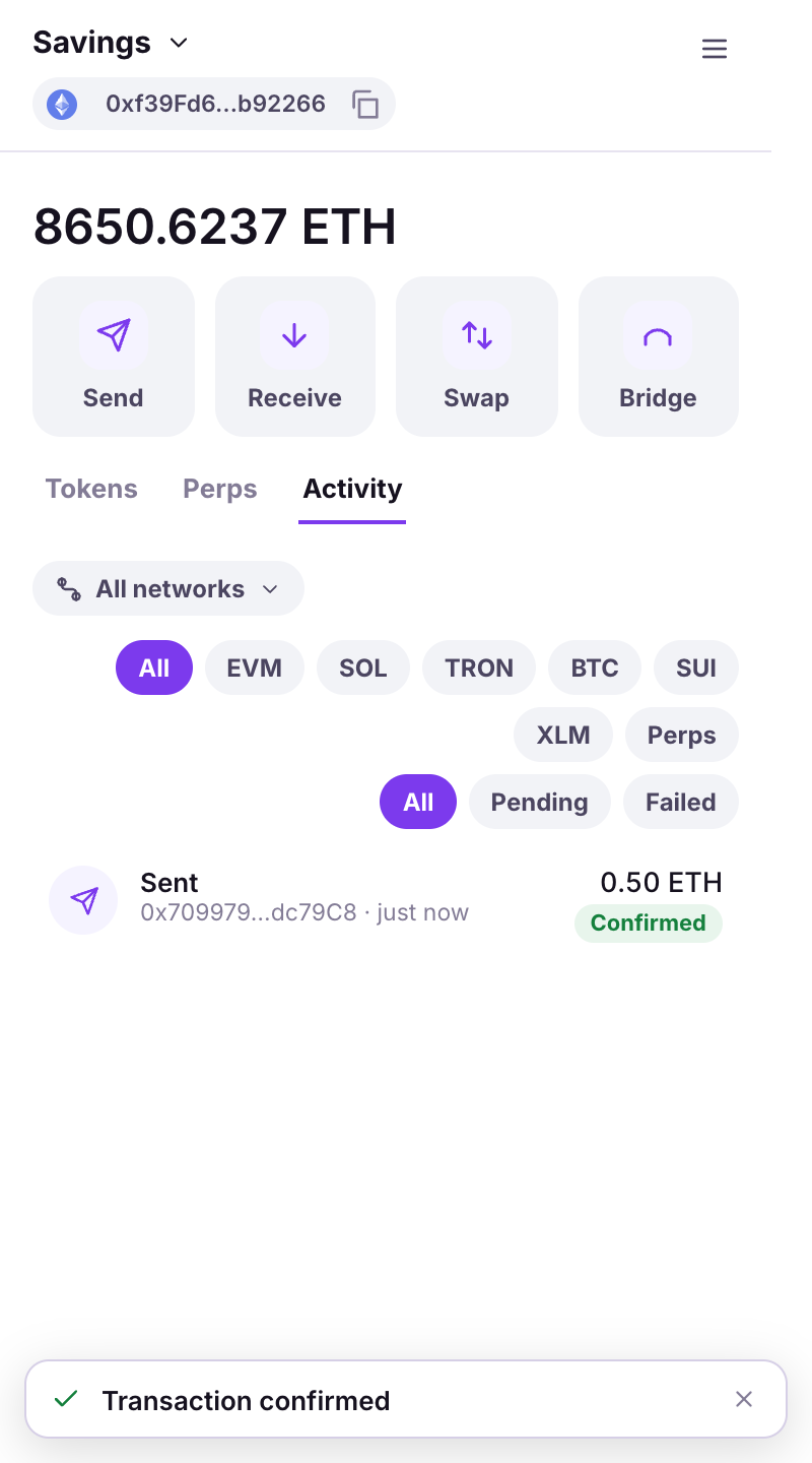 activity list