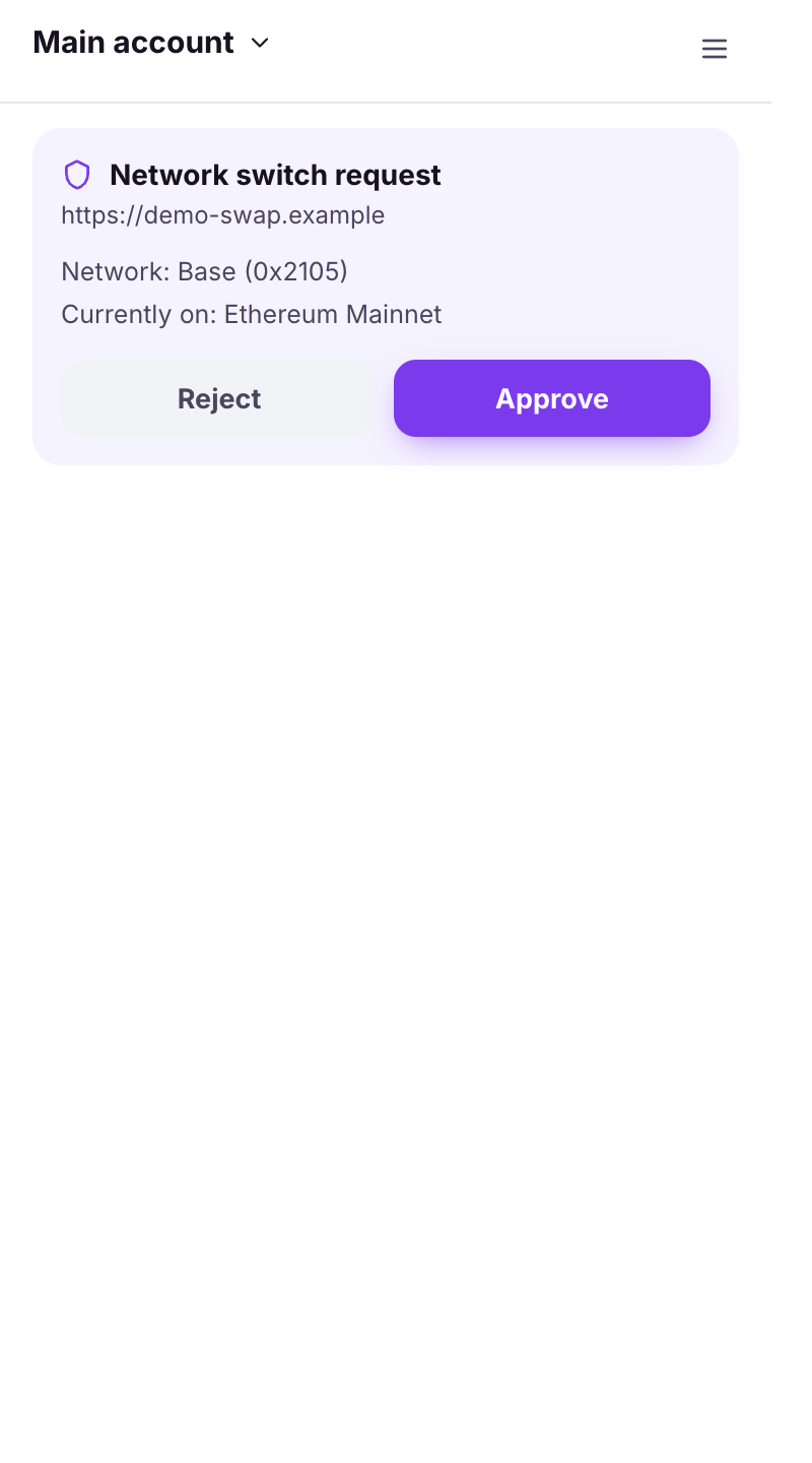 switch request